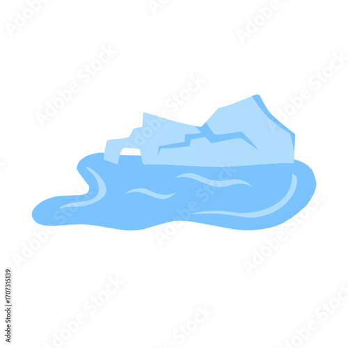 the iceberg is melting