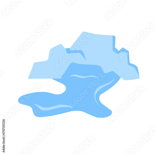 the iceberg is melting