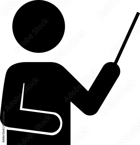 教える塾講師やレクチャーする先輩や上司や講演でプレゼンする人や指揮者等