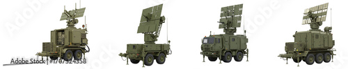 Wallpaper Mural Military Radar Vehicle on Transparent Background Torontodigital.ca