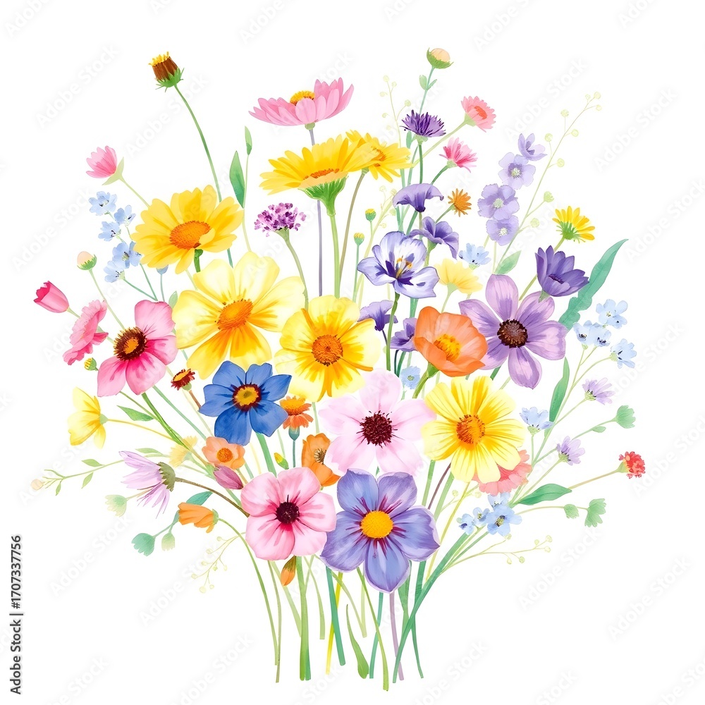 Obraz premium Wildflower Bouquet