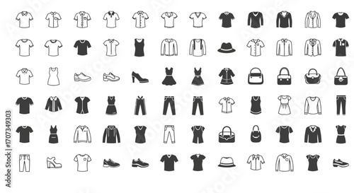 Clothing and Accessories Icons