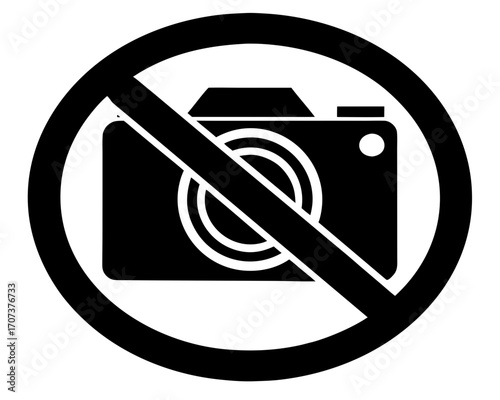 No photography allowed symbol