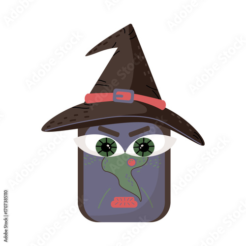 Halloween celebrations, trick or treat, witch, party. 