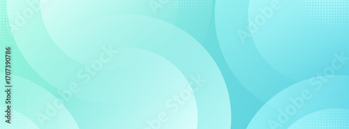 Soft and clean abstract background with smooth circular patterns in a light blue and cyan gradient, ideal for a modern web banner