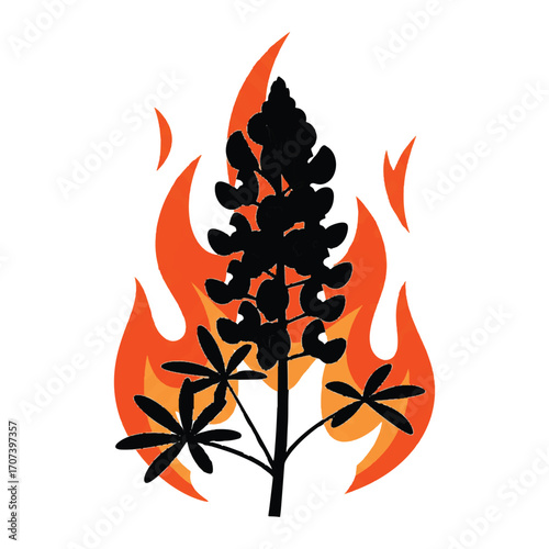vector set of autumn leaves