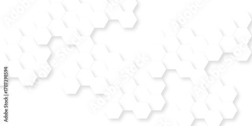 Abstract background with hexagons futuristic glowing technology. Graphic concept. Vector honeycomb cell mosaic hexagon.