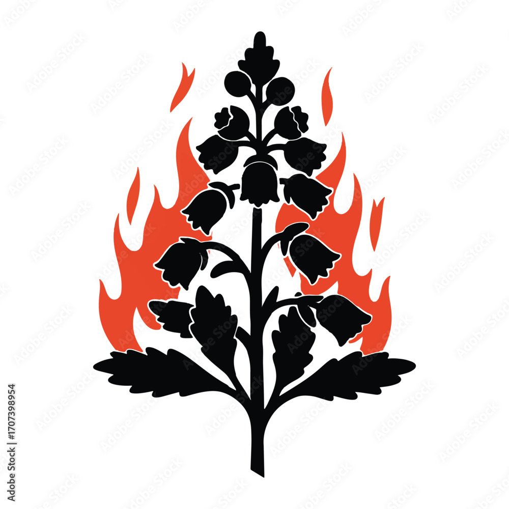 Fototapeta premium Vector illustration of an autumn