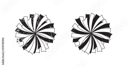 Pom Pom Cheerleader vector Images
