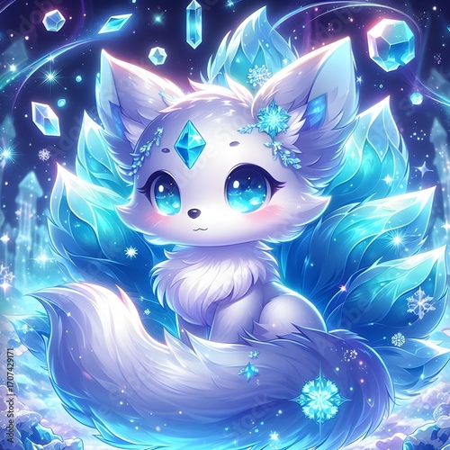 Ice fox moe