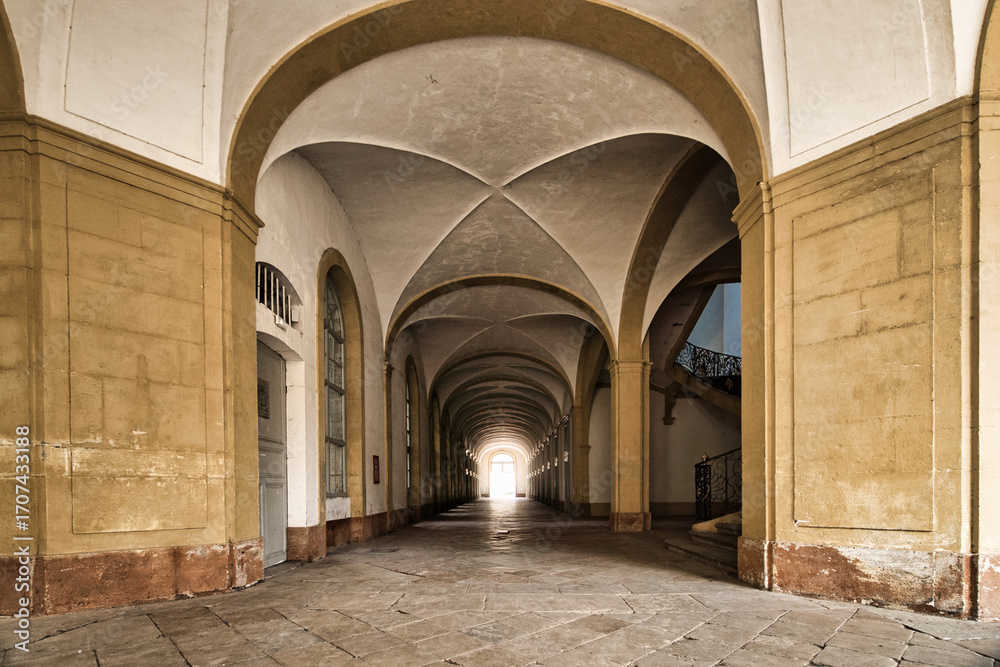 Obraz premium Abbey in Cluny, Burgundy, France