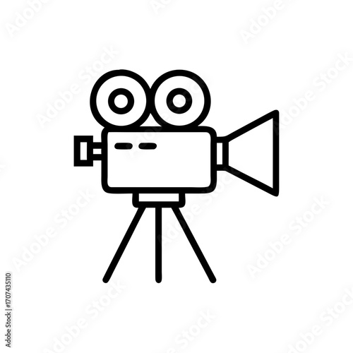 Film Projector Cinema Display Icon For Web And Graphic Design