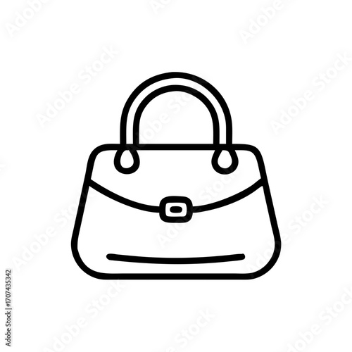 Handbag Purse Fashion Accessory Icon For Web And Graphic Design