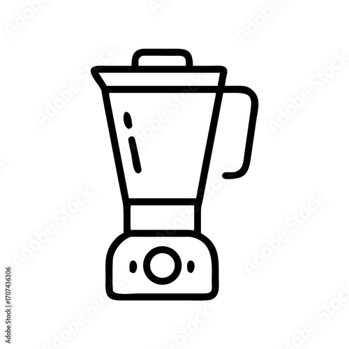 Kitchen Blender Food Processor Icon For Web And Graphic Design
