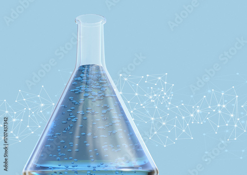Conical flask, illustration