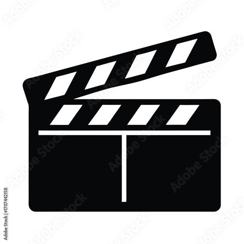 Film Clapperboard Icon Design