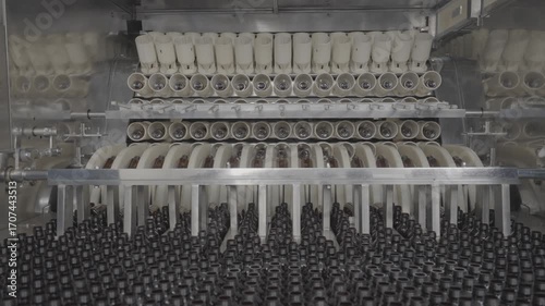 Syrup bottles process of pharma factory slog