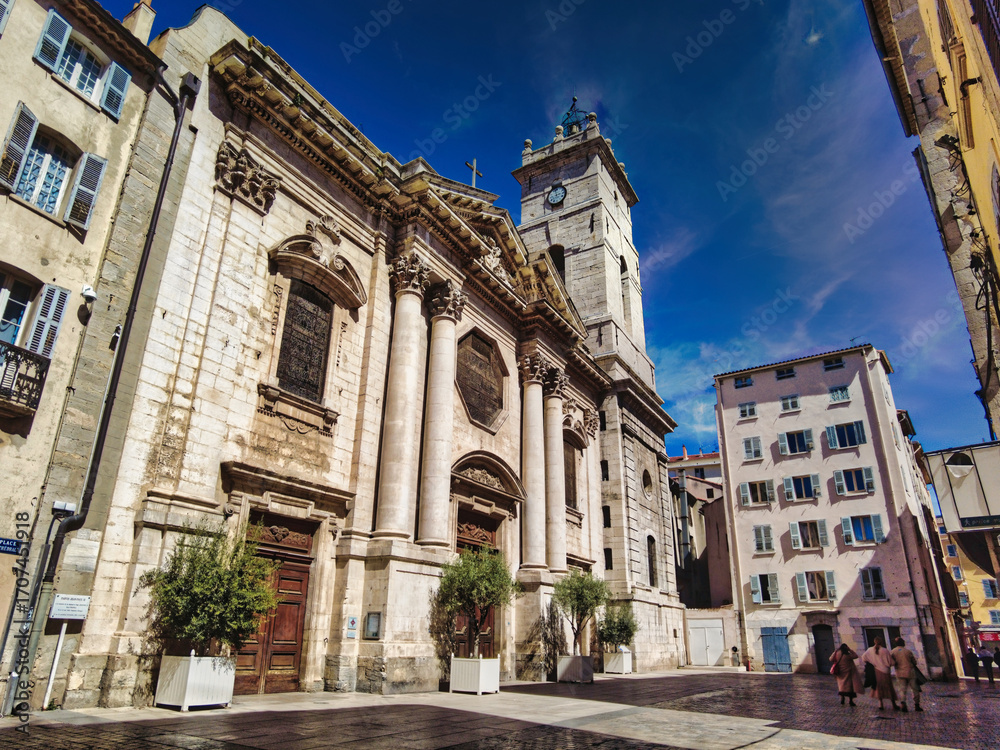 Fototapeta premium Cathedral in Toulon, The French Riviera, France