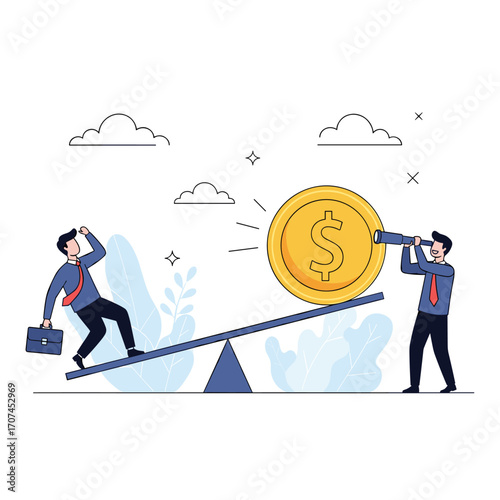 Balancing the Scales of Financial Investment Success Through Strategic Vision and Effort