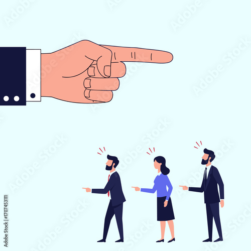 Leadership Directing Employees Following Instructions And Taking Action In A Business Setting
