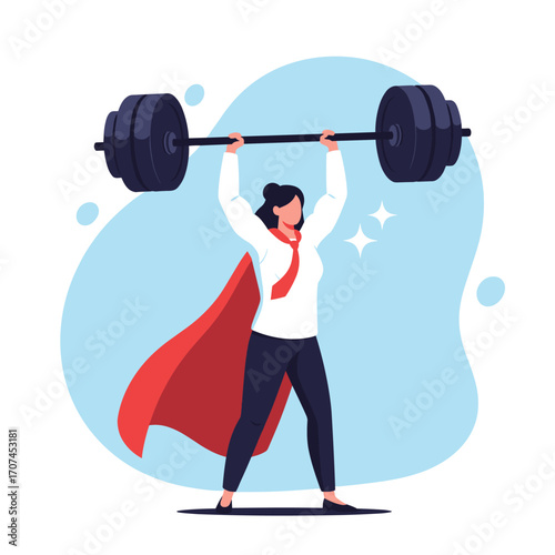 Empowering Women in the Workplace Demonstrating Strength and Leadership for Business Success