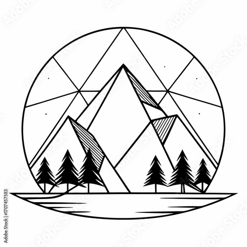 vector illustration of a sailboat