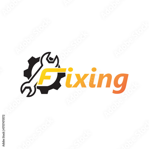 diesel turbo automotive repair logo design, Truck repair emblem, Automotive logo with gears design, custom garage repair automotive, spare part car and motorcycle shop business 