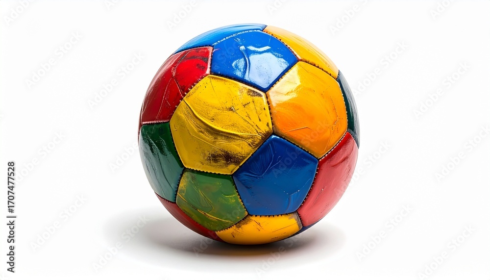 Fototapeta premium colorful ball on the white 