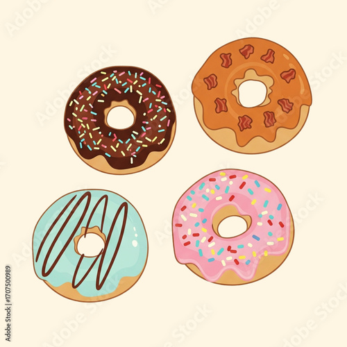 set of donuts