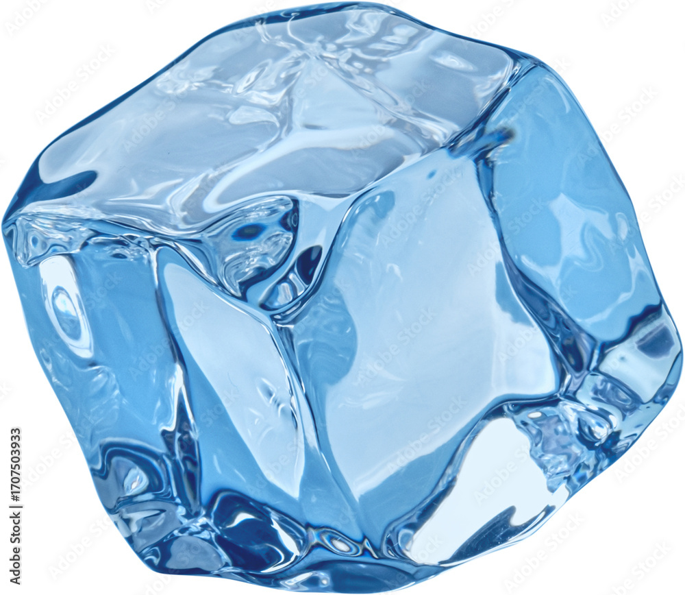 Obraz premium Ice cube isolated