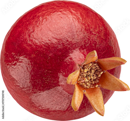 Pomegranate fruit isolated