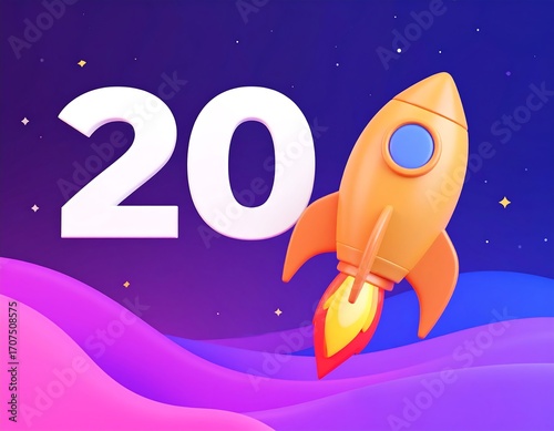 Rocket launch, 202X