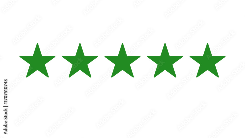 Φωτογραφία 5 forest green stars rating review, top quality, forest green rating stars icon,