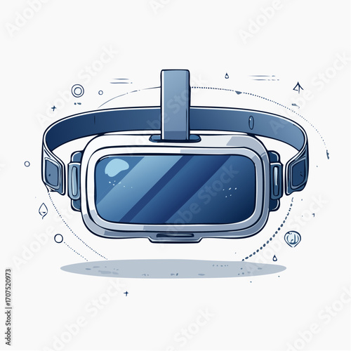 Vr headset provides immersive experience in digital world, opening doors to new possibilities and blurring lines between reality and virtuality.