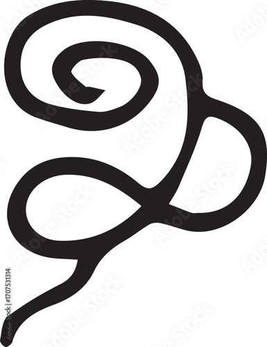 Vector line art illustration with embroidery tools and supplies. Needles, hoops, threads, scissors, thimble, fabric. Black and white outline drawing for craft, sewing, textile design, and handwork.