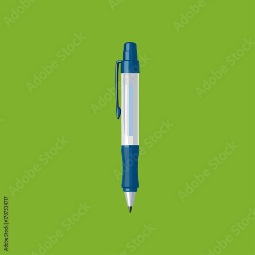Writing Pen icon logo flat vector design