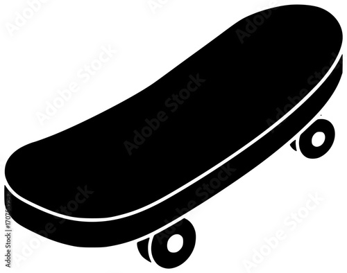 skateboard illustration equipment silhouette tool logo skate icon board outline sport lifestyle set hobby deck activity skateboarding art skater shape and vector graphic background