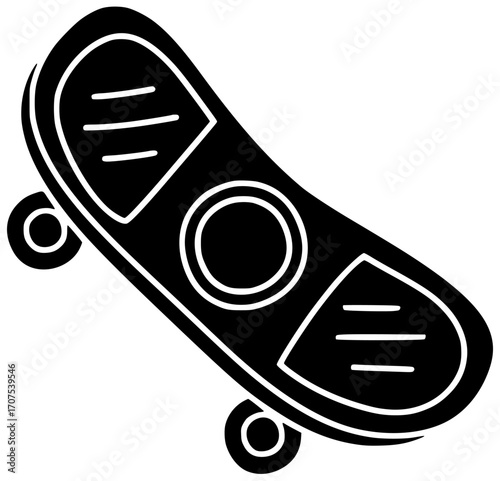 skateboard illustration equipment silhouette tool logo skate icon board outline sport lifestyle set hobby deck activity skateboarding art skater shape and vector graphic background