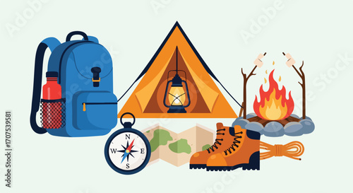 Camping Adventure Essential Gear and Elements for Outdoor Exploration and Activities