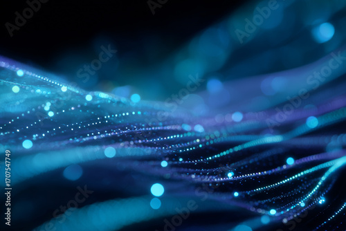 Technological blue background. 