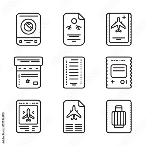 Boarding Pass line art journey begins today
