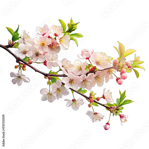 Wallpaper Mural pink cherry blossom Torontodigital.ca