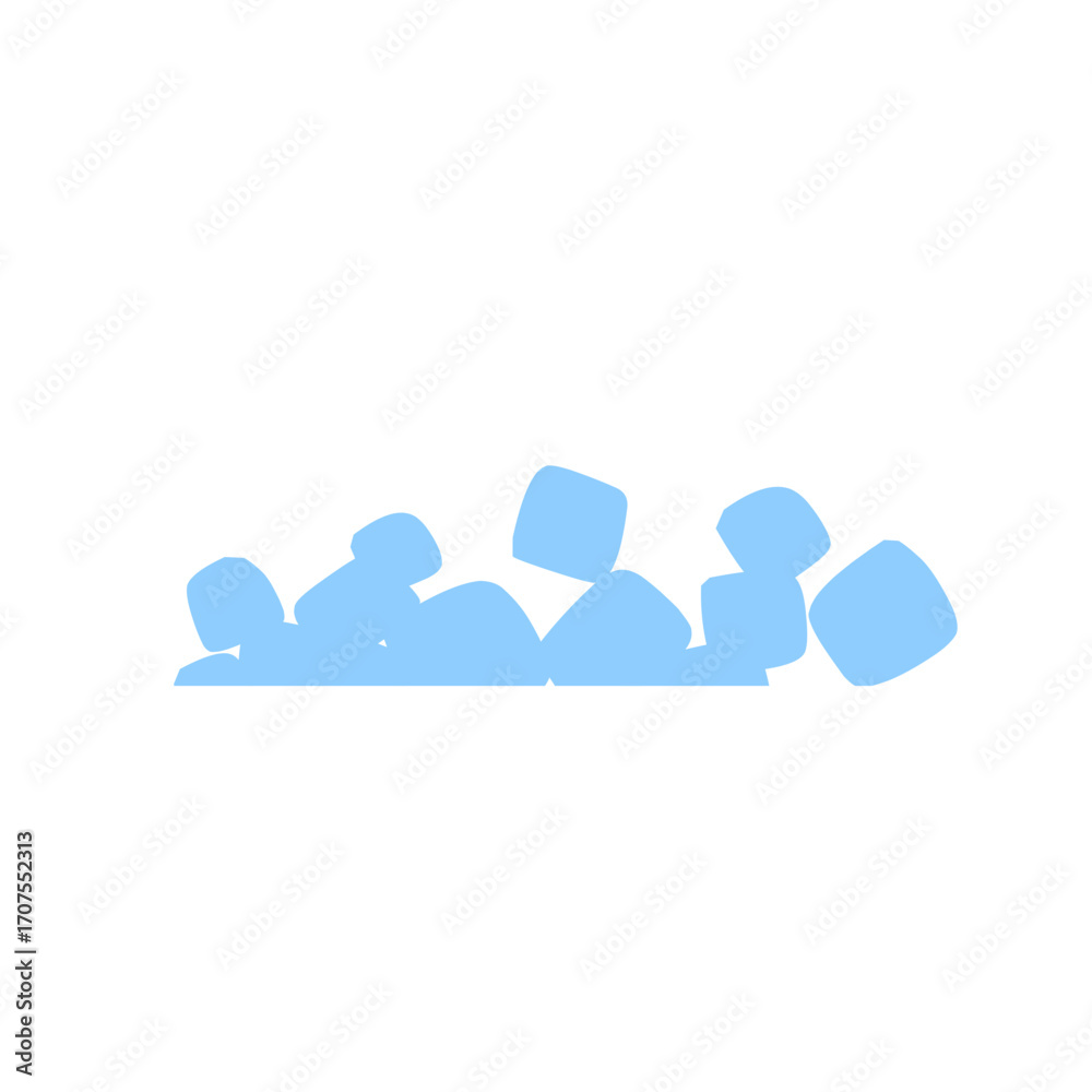 Obraz premium ice cube border