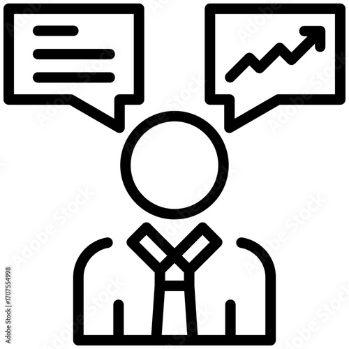 consulting icon isolated on white background. vector illustration icon for passive Income and investment