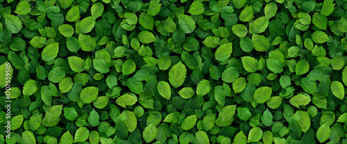 seamless pattern tiles: green leaves