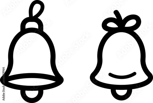 Decorative Christmas Bell Icon