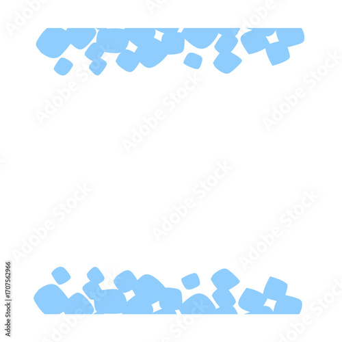 ice cube frame border