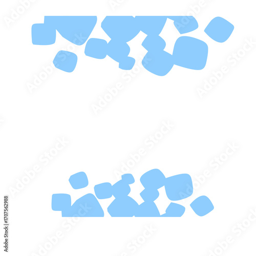 ice cube frame border