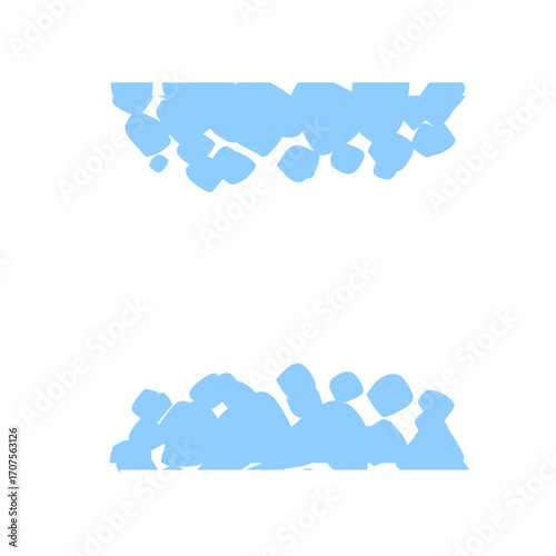 ice cube frame border