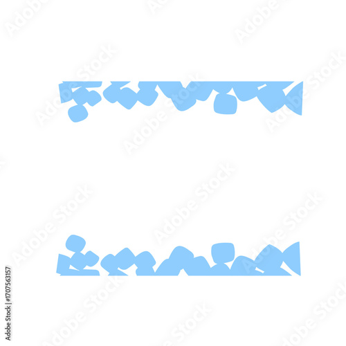ice cube frame border